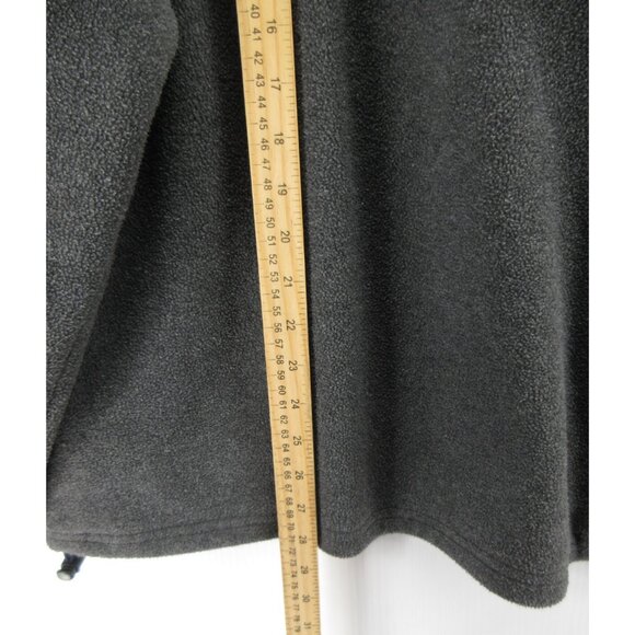 VINTAGE Champion Sweater Large Jacket Fleece Pullover 1/4 Zip Logo Y2K - Picture 8 of 13